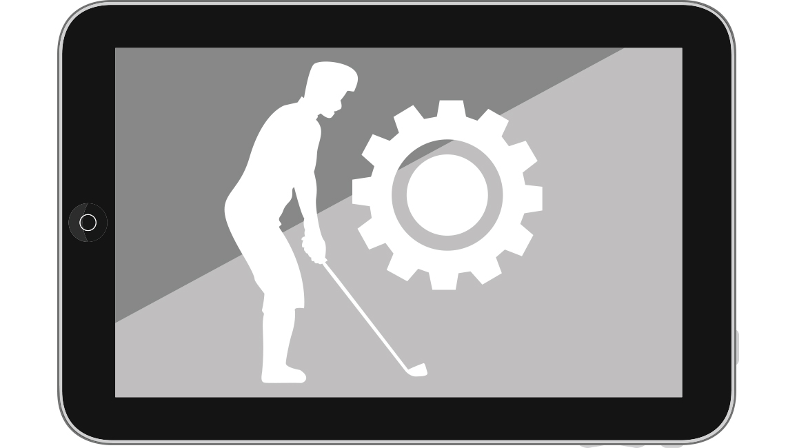 Online golf iPad